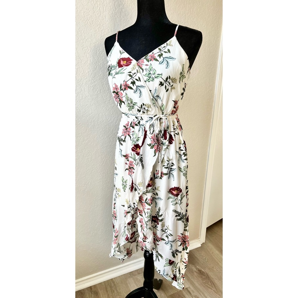 Faux wrap dress